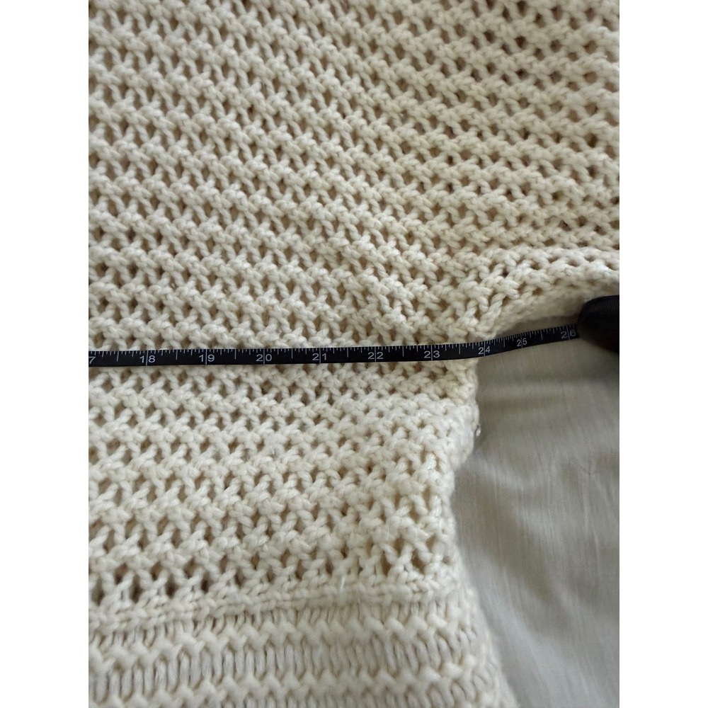 Chico's Black Label Cashmere Blend Chunky Knit Oversized Sweater L/XL - Picture 8 of 8